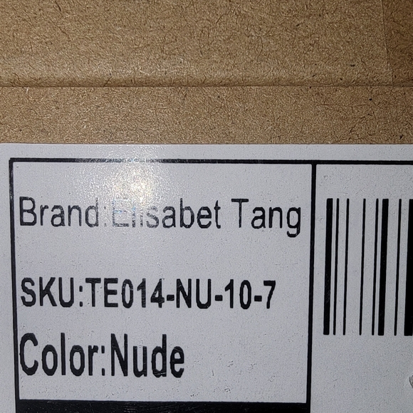 Elisabet Tang Women's  Pointed Toe High Heels Party Stilettos Nude New in Box - Picture 14 of 16